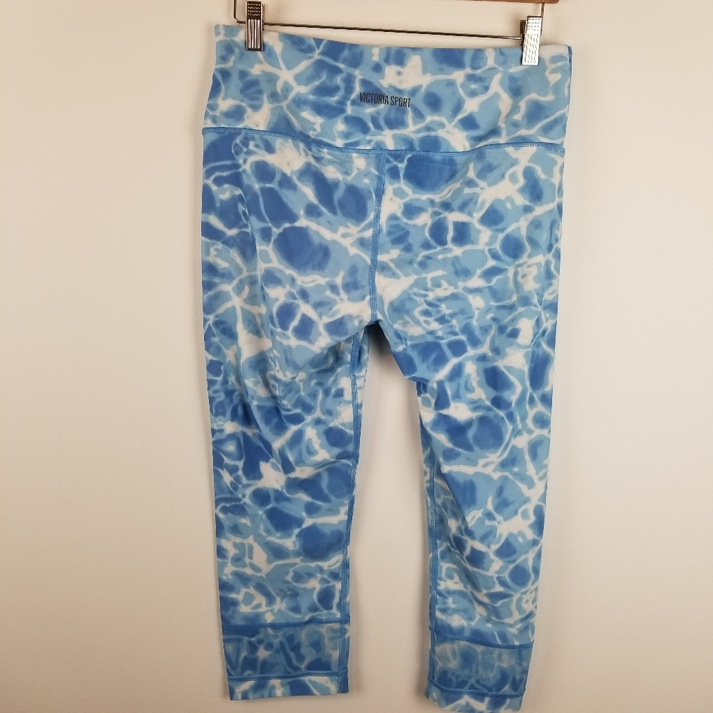 Victoria Sport Pool Blue/White Leggings - Picture 2 of 6